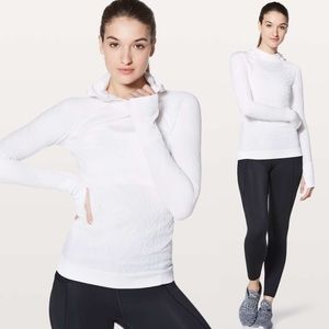 Lululemon Rest Less White Hoodie Size 2